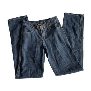 Rockies V Waist Bareback Straight Leg Jeans, size 3